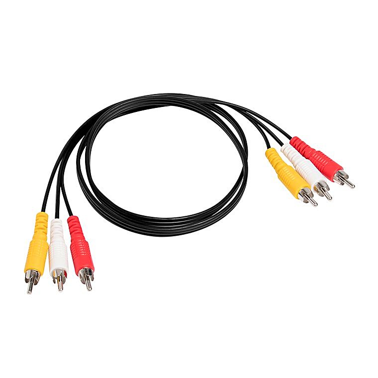 Cable RCA macho a macho x3 · Alquiler de equipos audiovisuales en Bogotá, Colombia · ARTTV Pro Rental