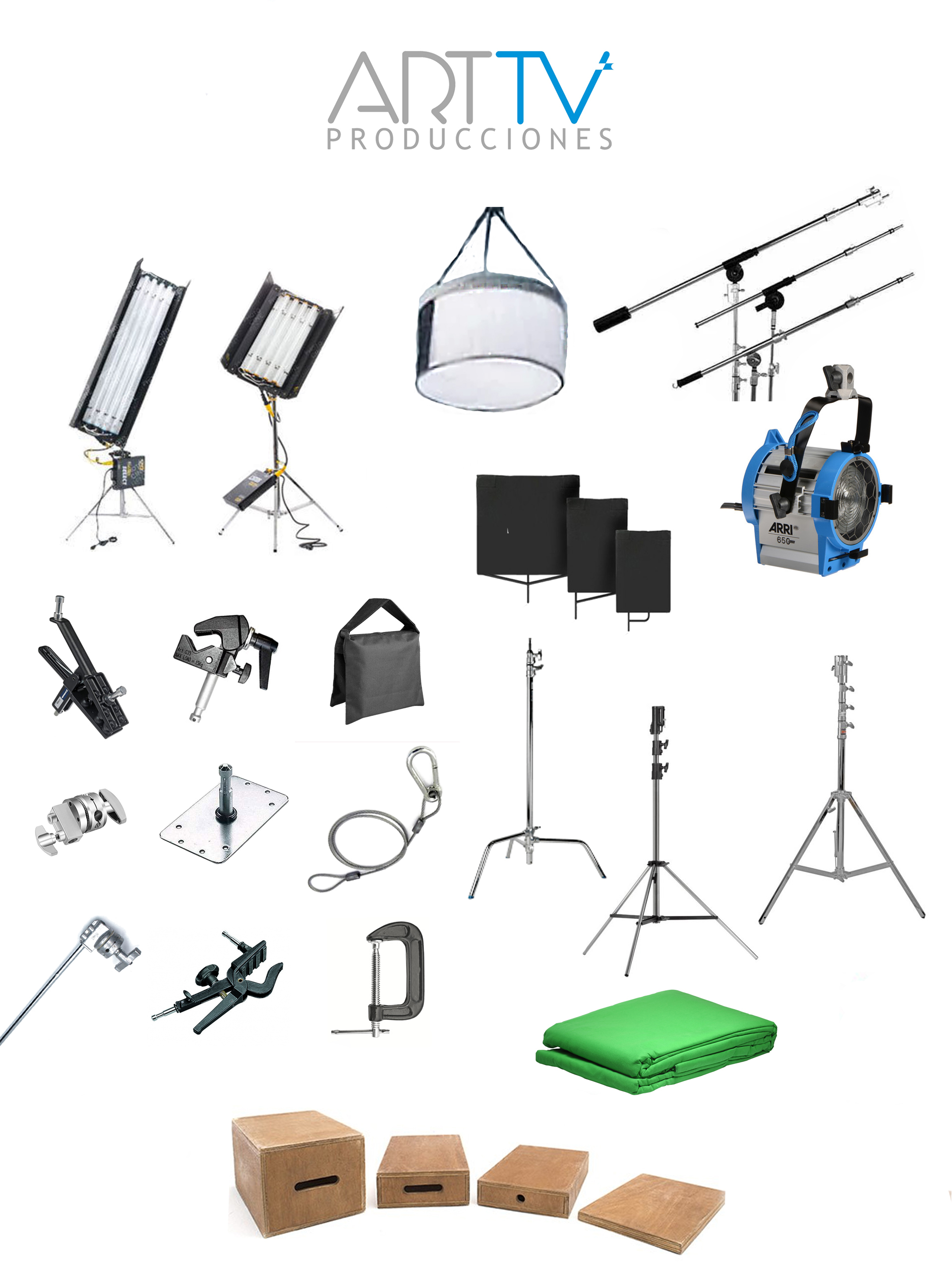 PACK ESTUDIO 2 · Alquiler de equipos audiovisuales en Bogotá, Colombia · ARTTV Pro Rental