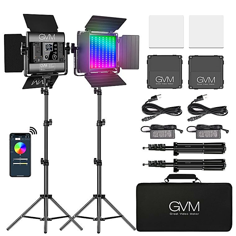 Paneles Led RGB GVM 800D · Alquiler de equipos audiovisuales en Bogotá, Colombia · ARTTV Pro Rental
