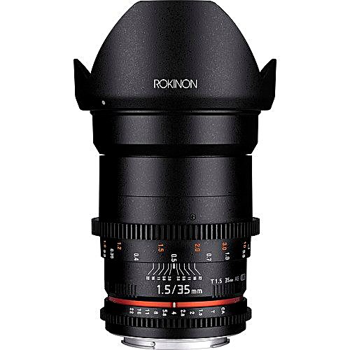 Rokinon 35mm f1.5 Cine DS Sony E-Mount · Alquiler de equipos audiovisuales en Bogotá, Colombia · ARTTV Pro Rental